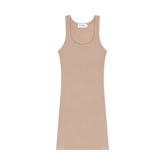 Talentless Womens Modal Tank Dress Buttercream Size Medium - Picture 1 of 9
